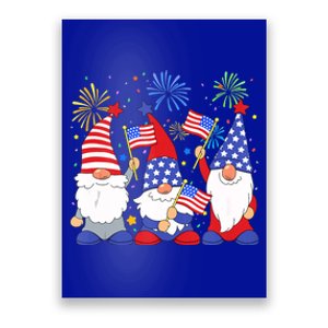 Funny Patriotic Usa American Gnomes 4th Of July Great Gift Poster