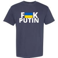 Fuck Putin Ukraine Flag Garment-Dyed Heavyweight T-Shirt