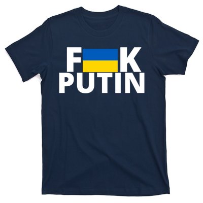 Fuck Putin Ukraine Flag T-Shirt