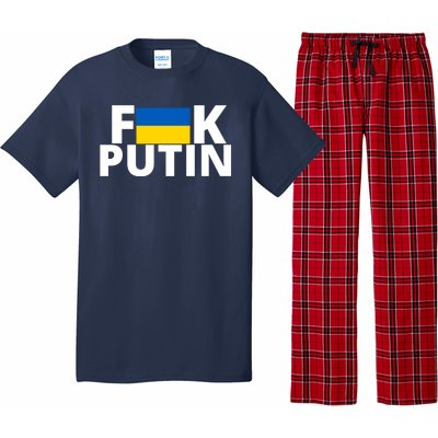 Fuck Putin Ukraine Flag Pajama Set