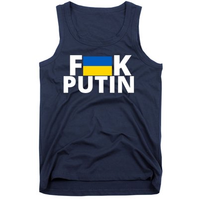 Fuck Putin Ukraine Flag Tank Top