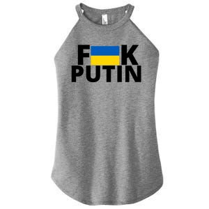 Fuck Putin Ukraine Flag Women's Perfect Tri Rocker Tank