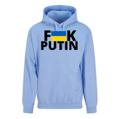 Fuck Putin Ukraine Flag Unisex Surf Hoodie