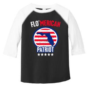 Florida Patriotic US Memorial Day July 4th Independence Toddler Fine Jersey T-Shirt