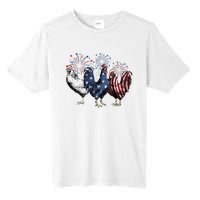 Funny Patriotic Usa Chicken  4th Of July Chicken Gift Tall Fusion ChromaSoft Performance T-Shirt