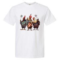 Funny Patriotic Usa Chicken Gift Garment-Dyed Heavyweight T-Shirt