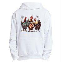 Funny Patriotic Usa Chicken Gift Urban Pullover Hoodie