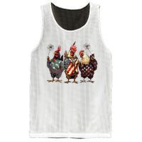 Funny Patriotic Usa Chicken Gift Mesh Reversible Basketball Jersey Tank