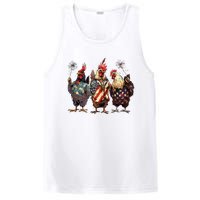 Funny Patriotic Usa Chicken Gift PosiCharge Competitor Tank