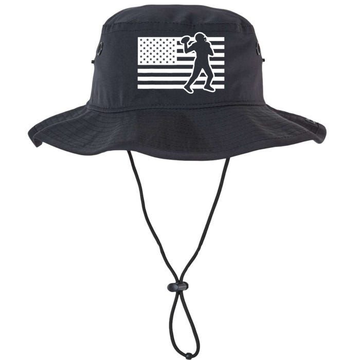 Football Player USA Flag Legacy Cool Fit Booney Bucket Hat