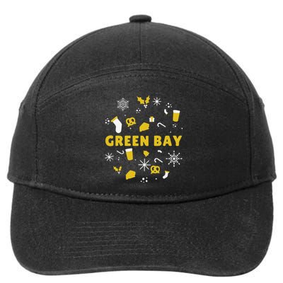 Funny Packers Ugly Christma 7-Panel Snapback Hat