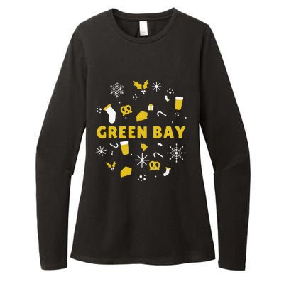 Funny Packers Ugly Christma Womens CVC Long Sleeve Shirt