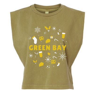 Funny Packers Ugly Christma Garment-Dyed Women's Muscle Tee