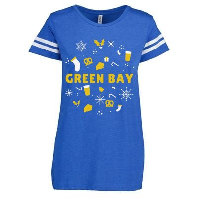 Funny Packers Ugly Christma Enza Ladies Jersey Football T-Shirt