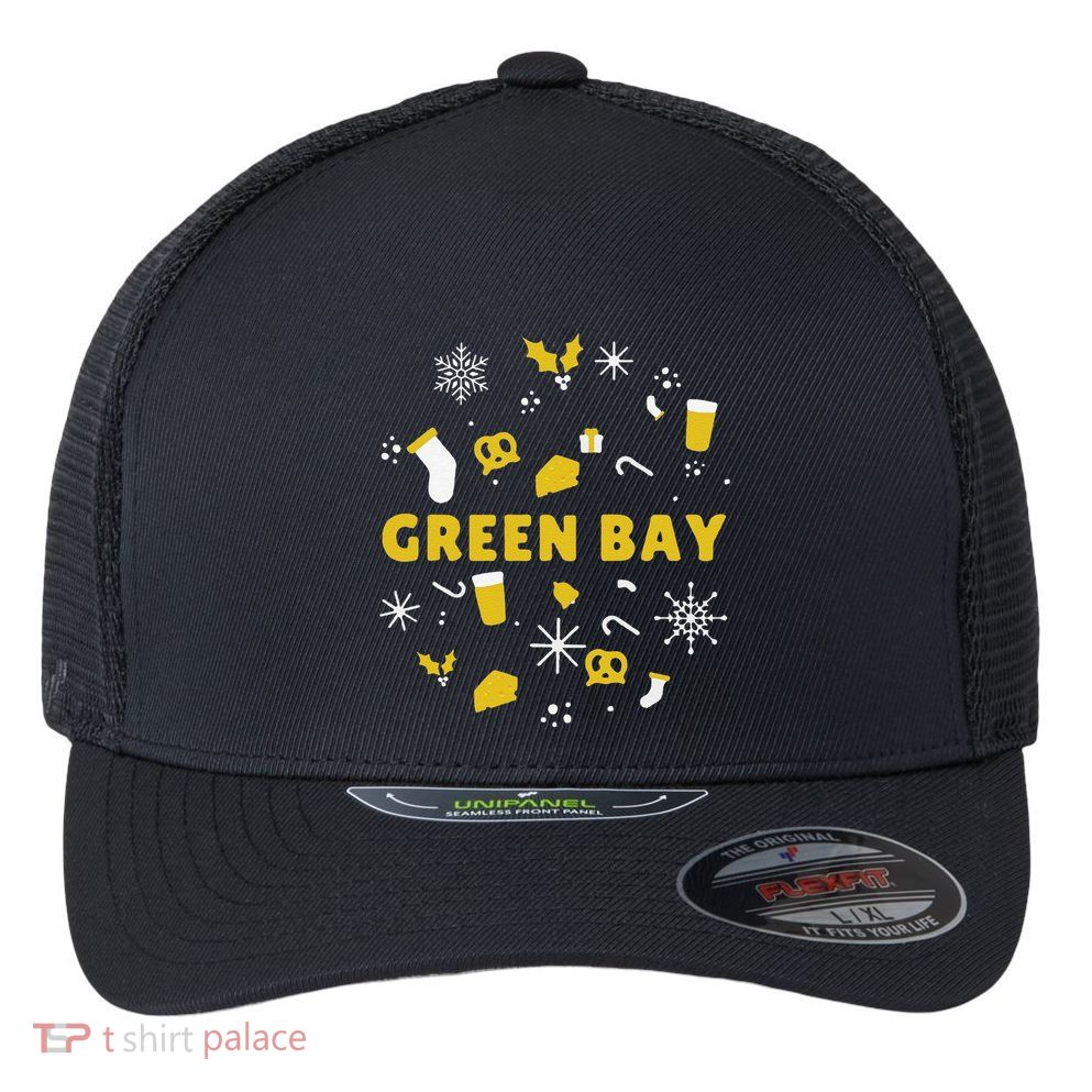 Funny Packers Ugly Christma Flexfit Unipanel Trucker Cap