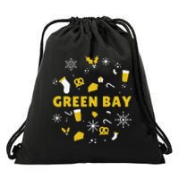 Funny Packers Ugly Christma Drawstring Bag