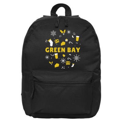 Funny Packers Ugly Christma 16 in Basic Backpack