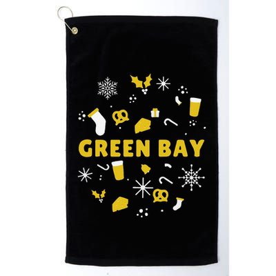 Funny Packers Ugly Christma Golf Towel