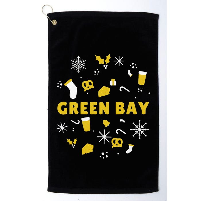 Funny Packers Ugly Christma Golf Towel