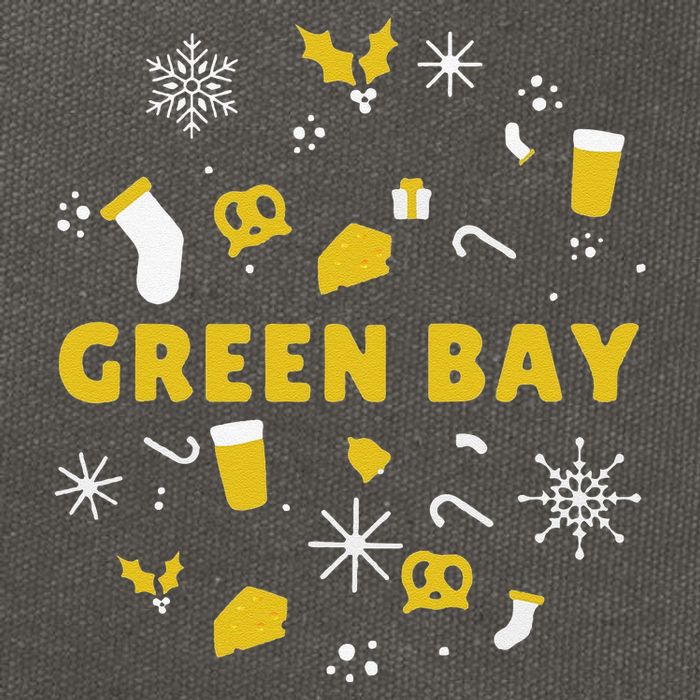 Funny Packers Ugly Christma Cotton Canvas Backpack