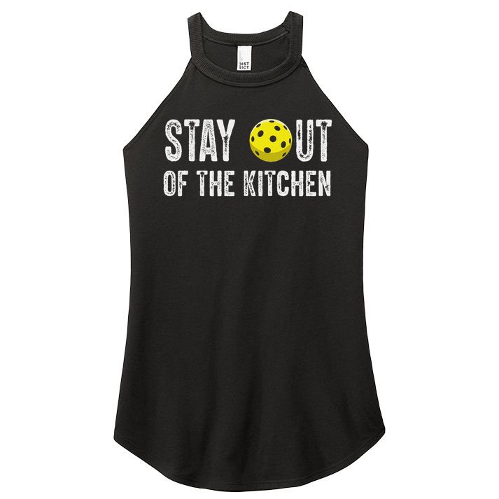 Funny Pickleball Unisex Black Small Short Sleeve Pickleball  Women's Perfect Tri Rocker Tank