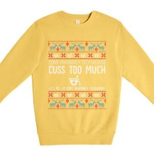 Funny Pharmacy Ugly Christmas Sweater Funny Gift Premium Crewneck Sweatshirt