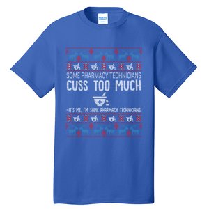 Funny Pharmacy Ugly Christmas Sweater Funny Gift Tall T-Shirt