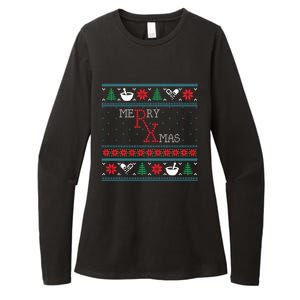 Funny Pharmacy Ugly Christmas Sweaters Gift Womens CVC Long Sleeve Shirt