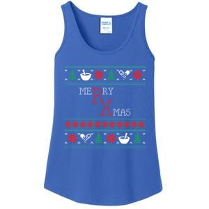 Funny Pharmacy Ugly Christmas Sweaters Gift Ladies Essential Tank