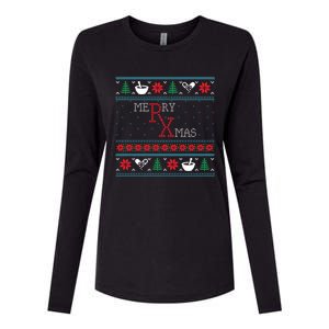 Funny Pharmacy Ugly Christmas Sweaters Womens Cotton Relaxed Long Sleeve T-Shirt