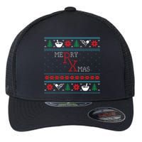 Funny Pharmacy Ugly Christmas Sweaters Flexfit Unipanel Trucker Cap