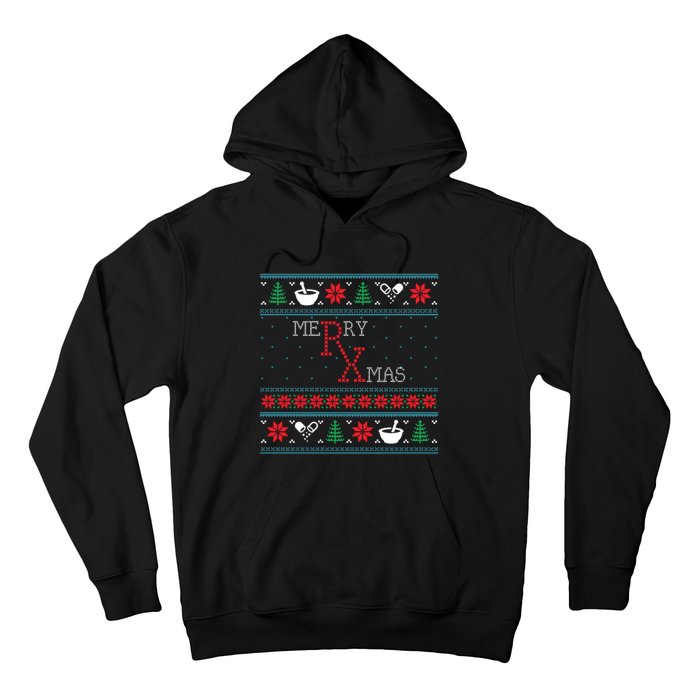 Funny Pharmacy Ugly Christmas Sweaters Hoodie