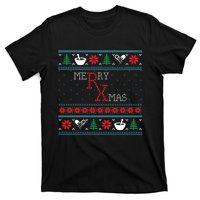 Funny Pharmacy Ugly Christmas Sweaters T-Shirt