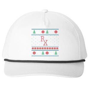 Funny Pharmacy Ugly Christmas Sweaters Snapback Five-Panel Rope Hat