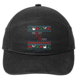 Funny Pharmacy Ugly Christmas Sweaters 7-Panel Snapback Hat