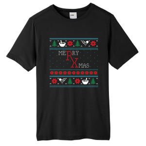 Funny Pharmacy Ugly Christmas Sweaters Tall Fusion ChromaSoft Performance T-Shirt