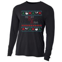 Funny Pharmacy Ugly Christmas Sweaters Cooling Performance Long Sleeve Crew