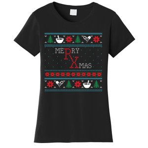 Funny Pharmacy Ugly Christmas Sweaters Women's T-Shirt