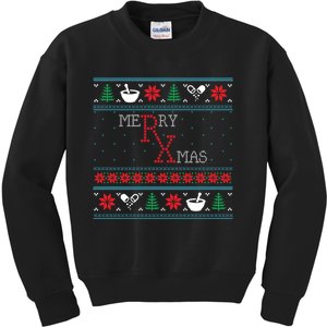 Funny Pharmacy Ugly Christmas Sweaters Kids Sweatshirt