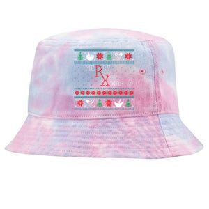 Funny Pharmacy Ugly Christmas Sweaters Tie-Dyed Bucket Hat