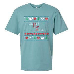 Funny Pharmacy Ugly Christmas Sweaters Sueded Cloud Jersey T-Shirt