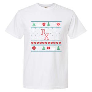 Funny Pharmacy Ugly Christmas Sweaters Garment-Dyed Heavyweight T-Shirt