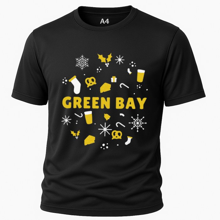 Funny Packers Ugly Christma Cooling Performance Crew T-Shirt