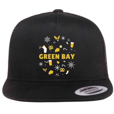 Funny Packers Ugly Christma Flatbill Hat