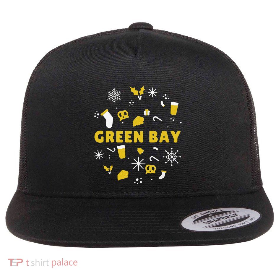 Funny Packers Ugly Christma Flatbill Hat