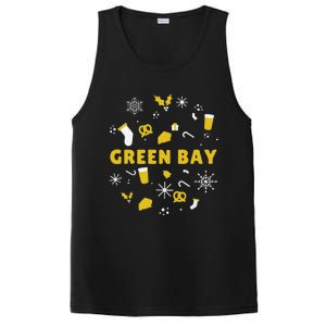 Funny Packers Ugly Christma PosiCharge Competitor Tank