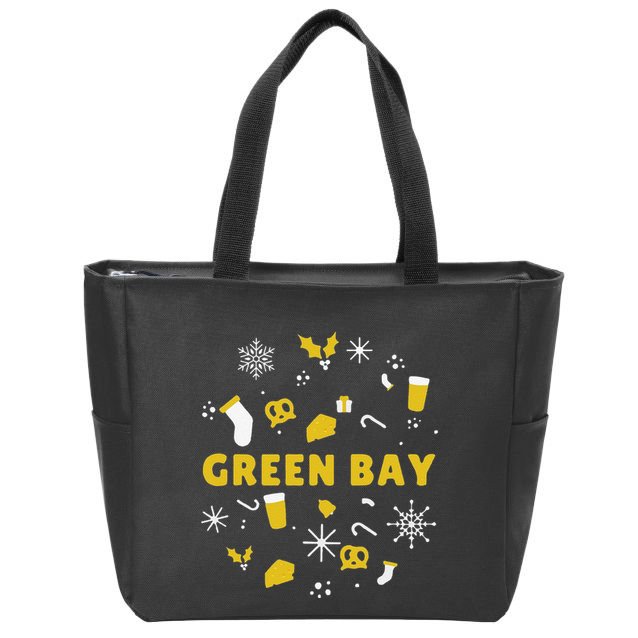 Funny Packers Ugly Christma Zip Tote Bag