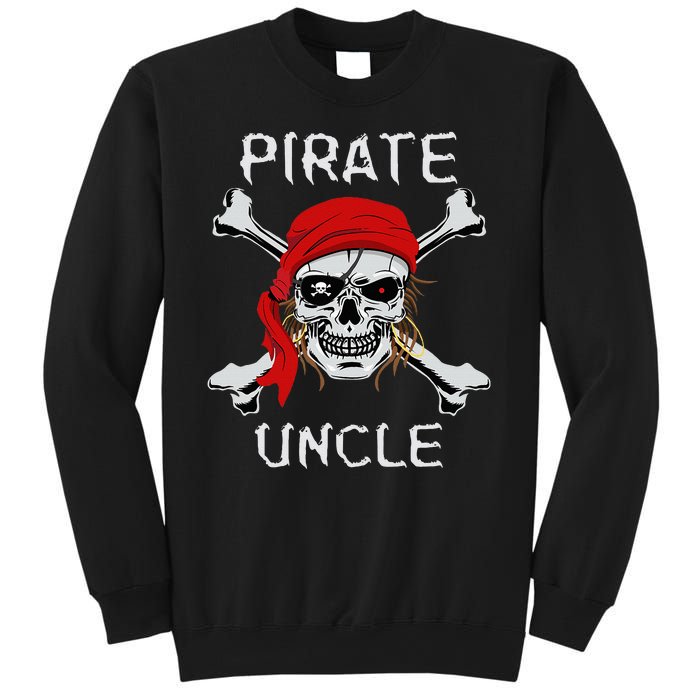 Funny Pirate Uncle Skull & Crossbones Halloween Sweatshirt