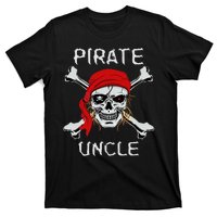 Funny Pirate Uncle Skull & Crossbones Halloween T-Shirt