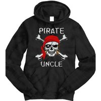 Funny Pirate Uncle Skull & Crossbones Halloween Tie Dye Hoodie